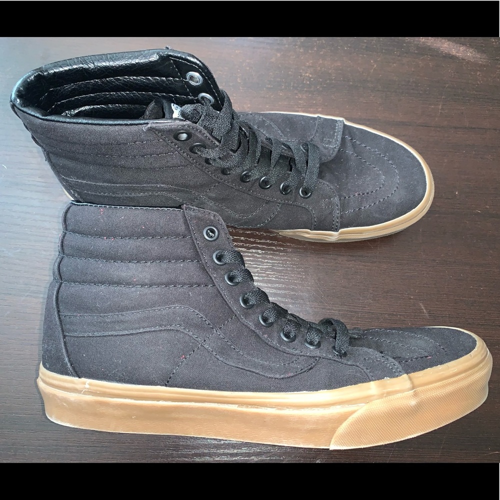 Vans Black Hi-top Sneakers mens 8.5 womens 10